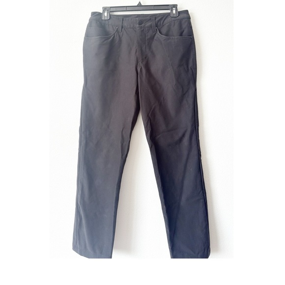Lululemon Black Stretch Straight
Leg Mid Rise Pants Size 30 - Picture 10 of 12